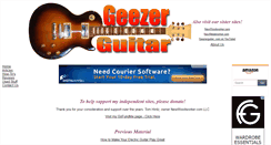 Desktop Screenshot of geezerguitar.com